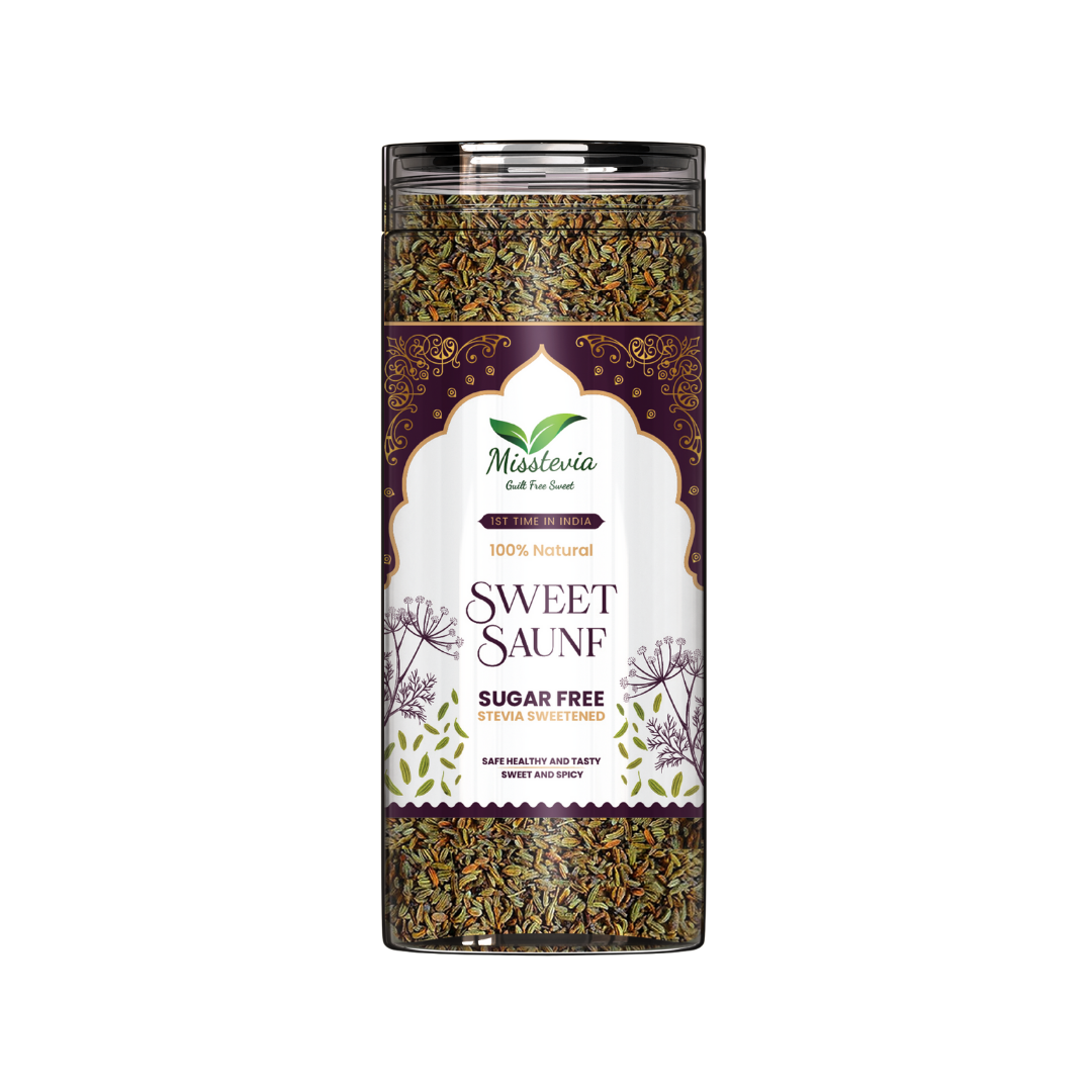 Sugar Free Sweet Saunf | Stevia Sweetened | Healthy Mouth Freshener
